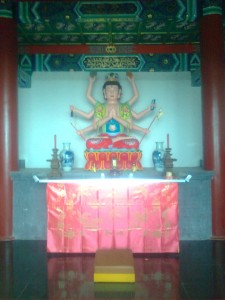 Taoistische Altar in einem Tempel